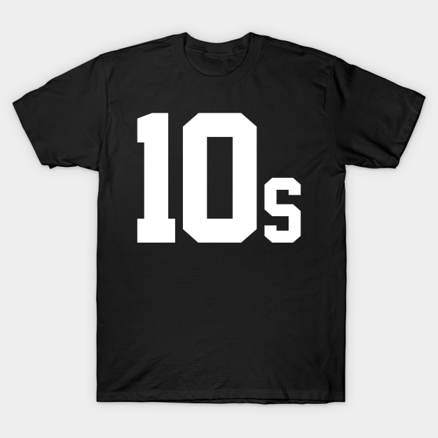 10s Tennis Player Logo by CoVA Tennis T-Shirt by CoVA Tennis